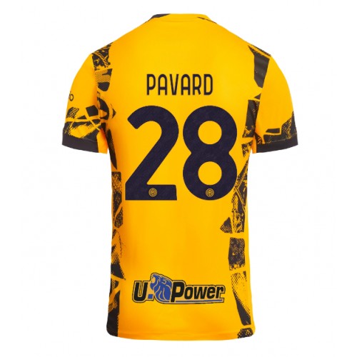 Dres Inter Milan Benjamin Pavard #28 Rezervni 2024-25 Kratak Rukav